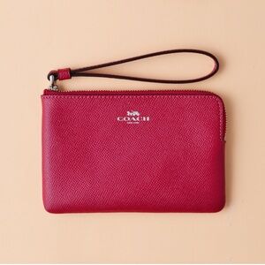 Coach Wristlet Pink Leather
